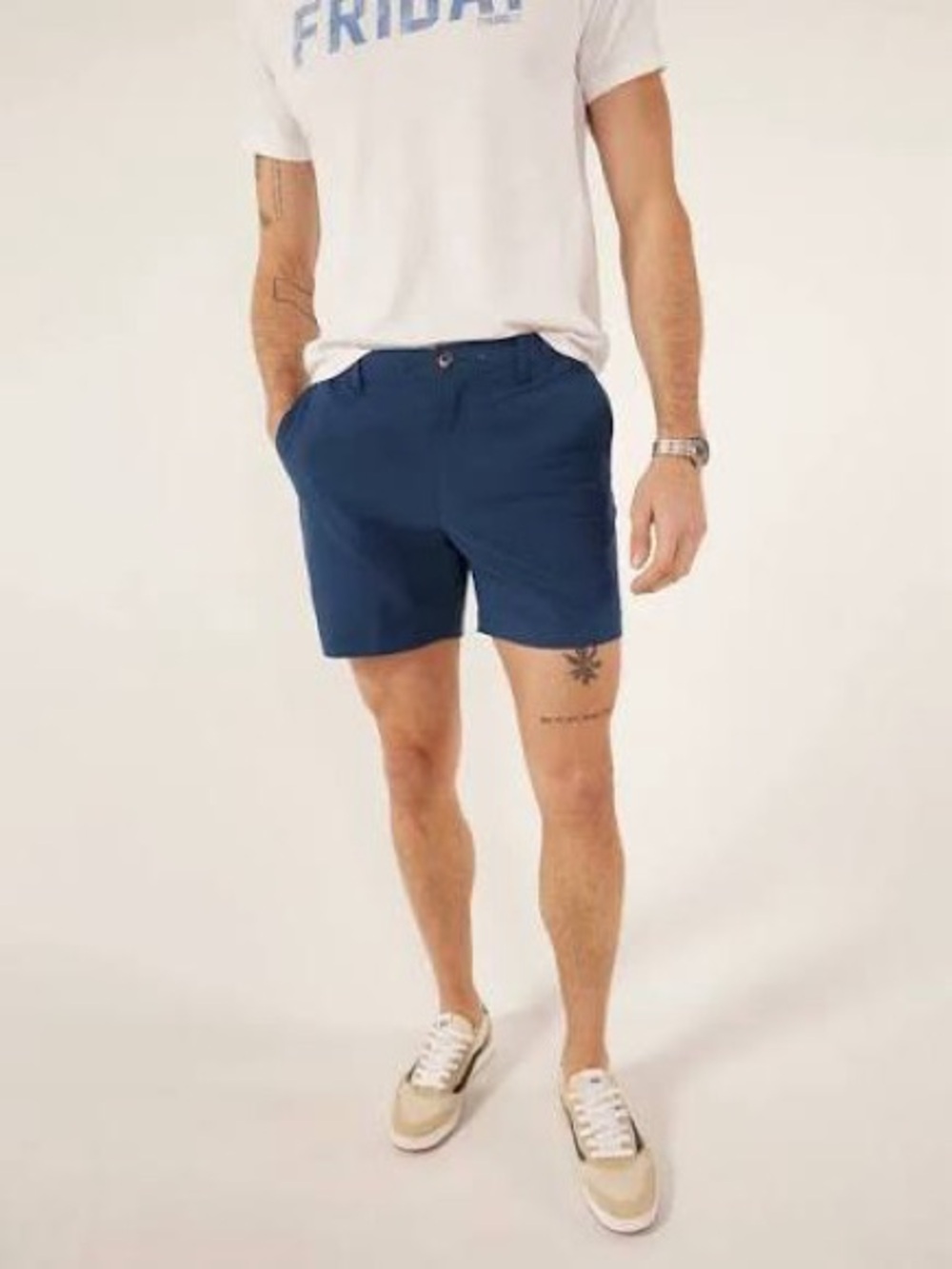 Chubbies The New Avenues 6.0 Everywear Shorts Mens Large Navy Blue